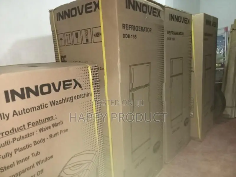 Innovex Double Door Fridge 180L