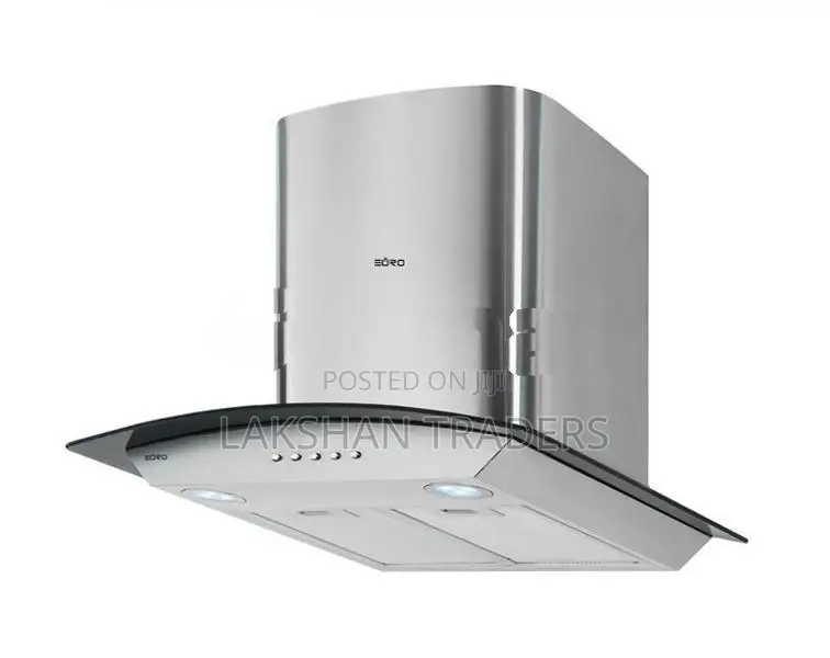 New Euro (Turkey) Cooker Hood Chimney Tempered Glass Charcoal Filter