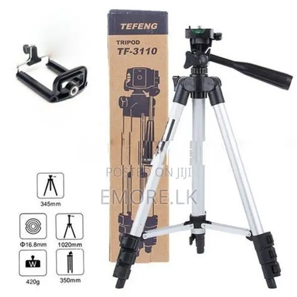 Tripod 3110 Portable Camera Stand and Mobile Phone Holder