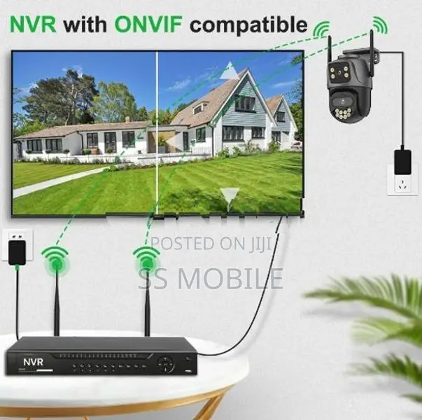 8MP WiFi PTZ CCTV Night Vision Camera with Two Way Audio