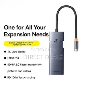 Baseus 7-in-1 Hub 4K@60Hz+USB 3.0x3+PD+SD / TF