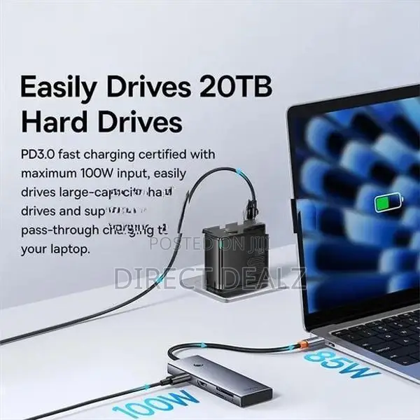 Baseus 7-in-1 Hub 4K@60Hz+USB 3.0x3+PD+SD / TF