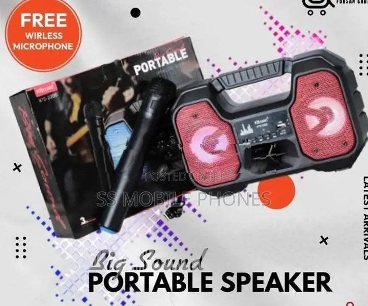 KTS 2206 Wireless Bluetooth Karaoke Speaker with MIC