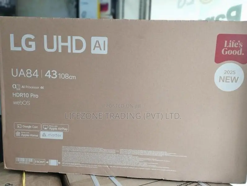 LG 43 Inch 4K Ultra HD Smart TV