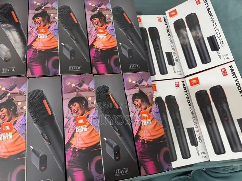 PARTYBOX WIRELESS MIC DUAL (rechargeable )