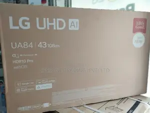 LG 43-inch UHD 4K Smart TV with WebOS