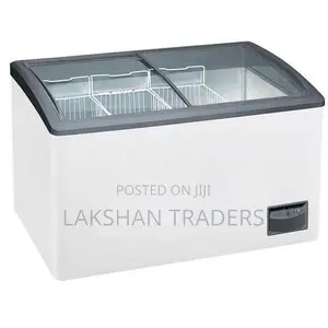 New IGNIS 400L Glass Top Display Chest Freezer