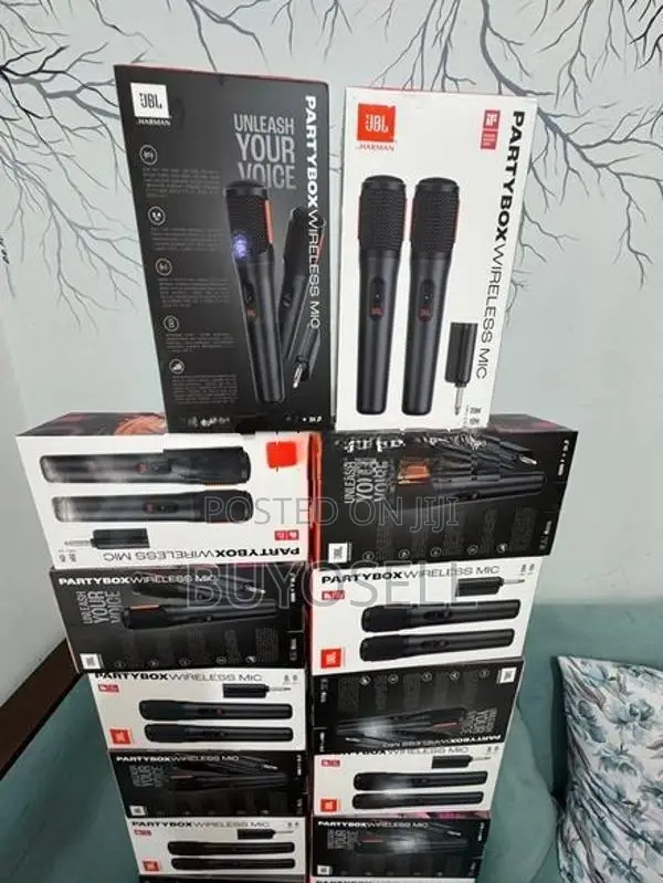 PARTYBOX WIRELESS MIC DUAL (rechargeable )