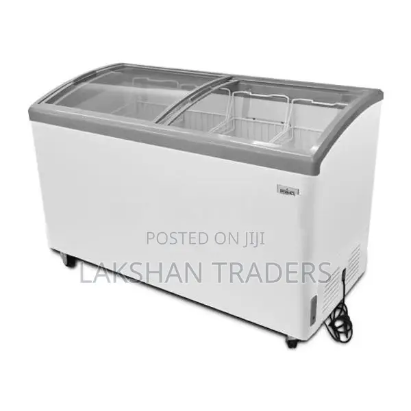 New IGNIS 400L Glass Top Display Chest Freezer