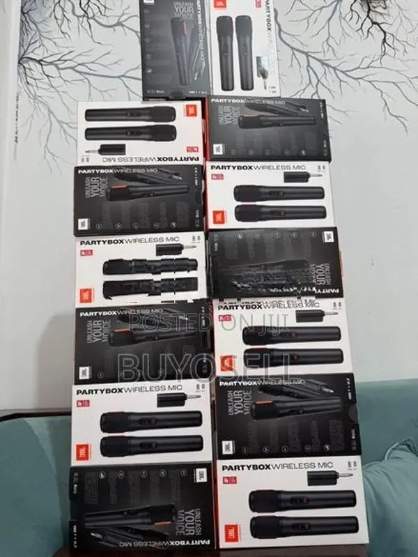 PARTYBOX WIRELESS MIC DUAL (rechargeable )