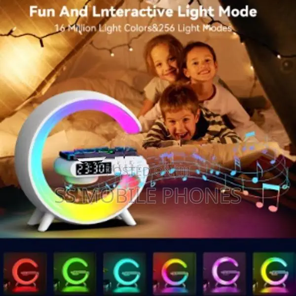 LED Smart Wake Up Light RGB Night with Wireless Speaker