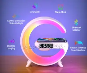 LED Smart Wake Up Light RGB Night with Wireless Speaker