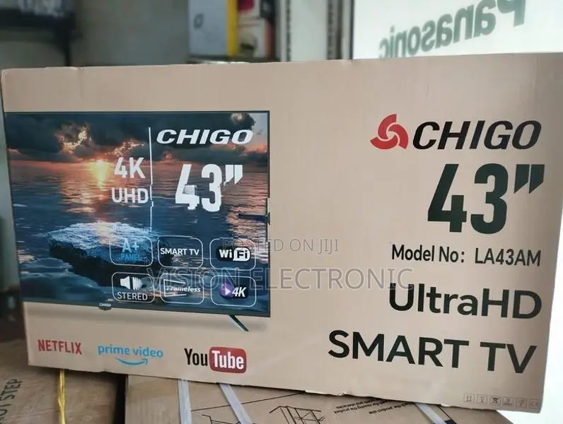 New 43-inch Chigo Ultra HD 4K Smart TV