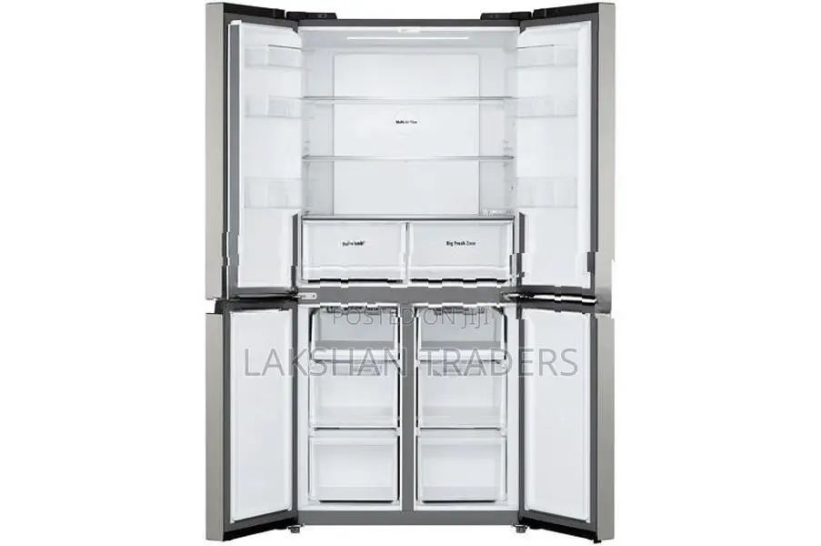 IGNIS (Whirlpool) 420L 4 Door Side-By-Side Digital Inverter Refrigerat