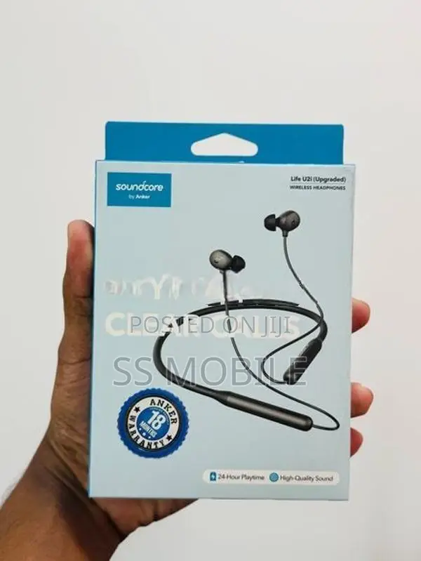 Soundcore Life U2i Bluetooth Neckband with Noise Cancell (18 Months Wa