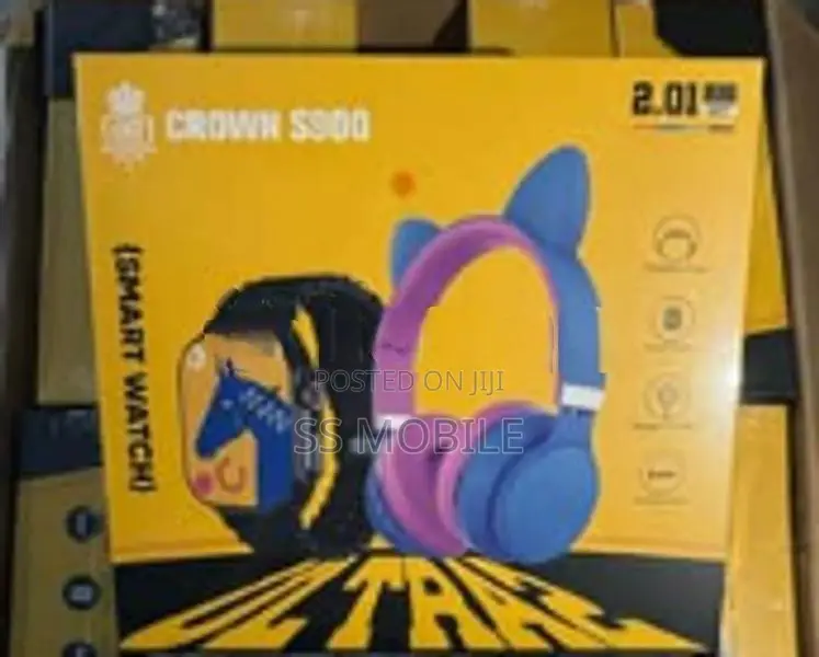 CROWN S900 KIDS HEADPHONE / SMART WATCH COMBO