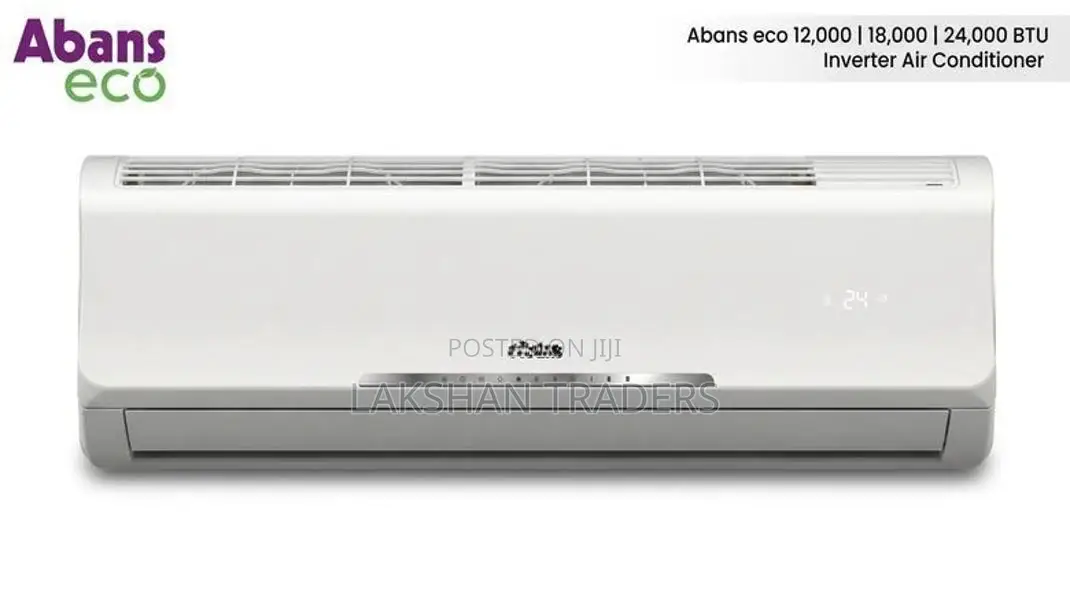 New ABANS 12000 BTU AC Inverter Air conditioner + 3M copper