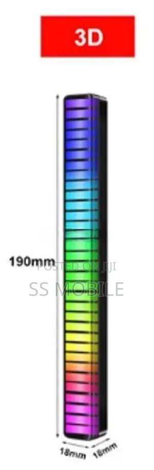 Audio RGB Light Bar Music Rhythm Pickup Lamp With App Control