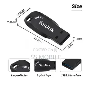 SanDisk Ultra Shift USB 3.2 Flash Drive 128GB