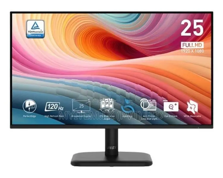MSI PRO MP251L E2 25" Inch 120Hz Full HD IPS Frameless Monitor