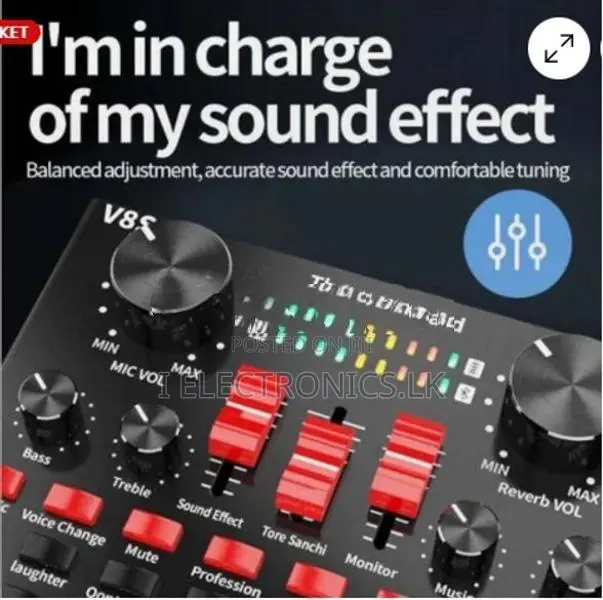 BM800+V8S Sound Card Set Audio Condenser Mic Studio Singing Microphone