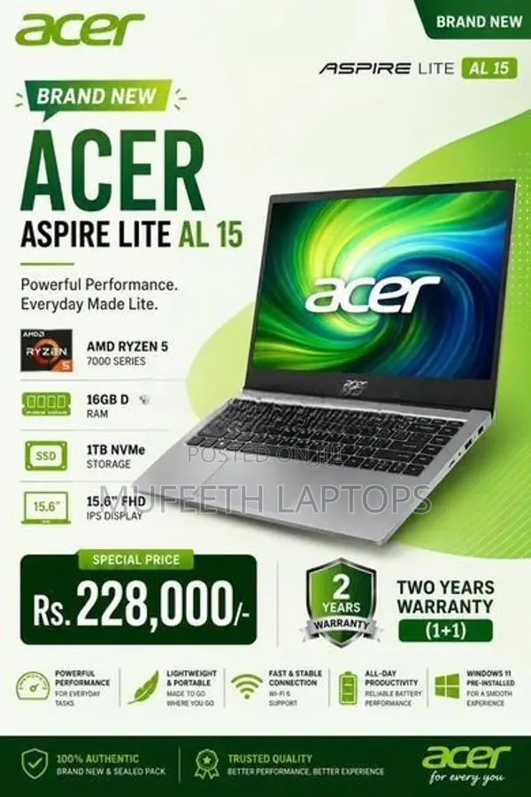 New Acer Ryzen 5 13Gen 16GB 1TB NVme