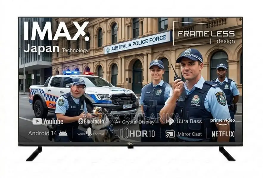 IMAX 50'' Frameless ultra HD Smart 4K Tv with Voice control