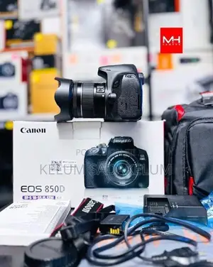 Canon EOS 850D 4K DSLR Camera Full Set Box