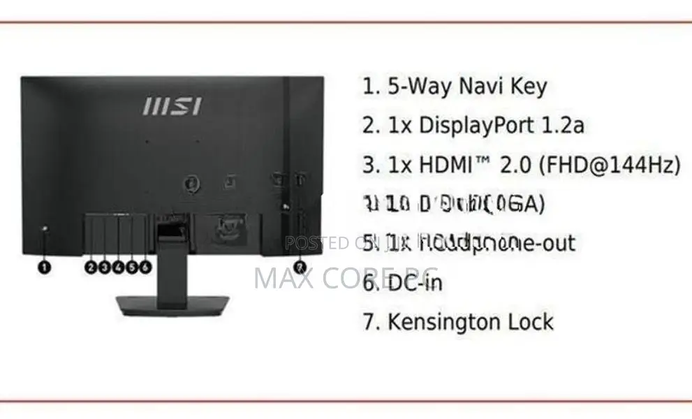 MSI Pro MP273 E14A 27 Inch 144HZ 1MS FHD IPS Productivity Monitor New