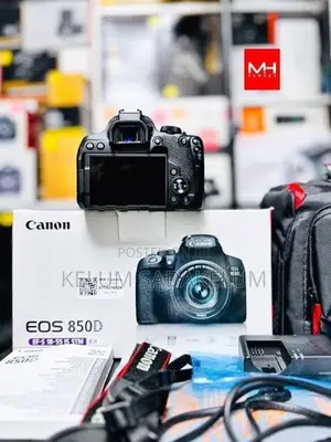 Canon EOS 850D 4K DSLR Camera Full Set Box