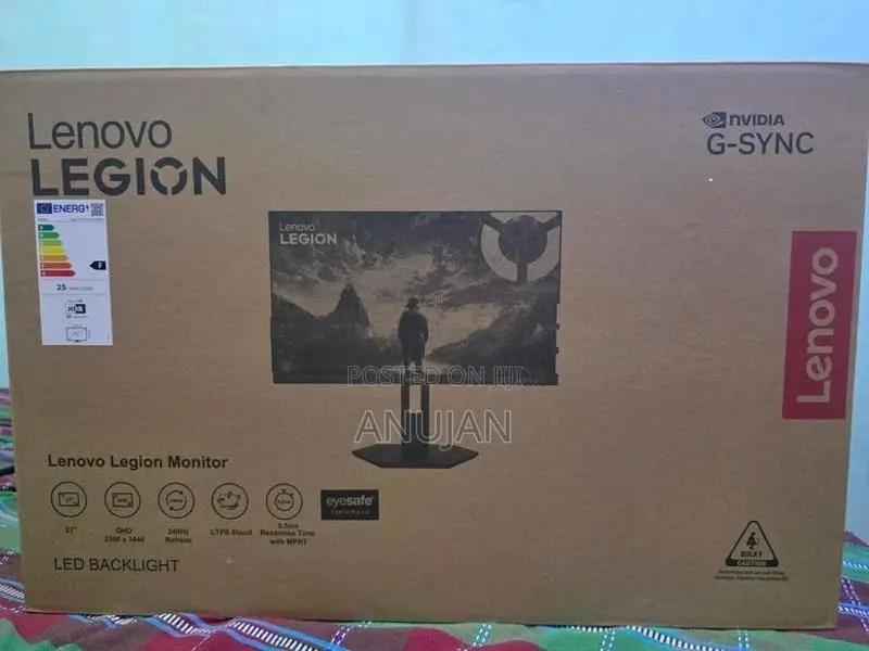 Lenovo Legion 27" 240HZ IPS QHD Gaming Monitor