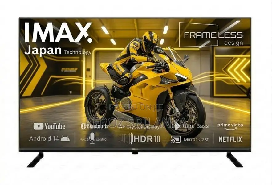 New Frameless IMAX 55'' 4K UHD TV with Bluetooth
