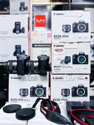 Canon EOS M50 ll 4K Mirrorless Camera Full Set Box
