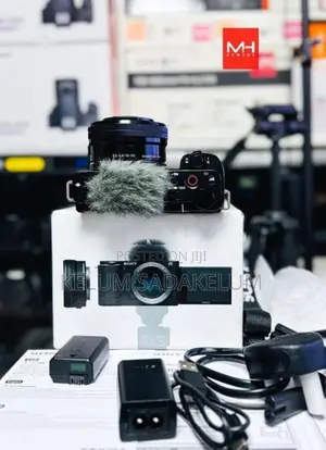 Sony ZV E10 4K Mirrorless Camera Full Set Box පොටෝ 500