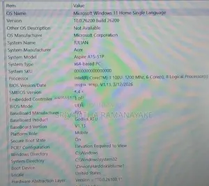 Acer Aspire 15 Laptop