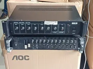 AHUJA Central Amplifier CMA-4400 & 4 x Column Speaker ASC-20T Full Set