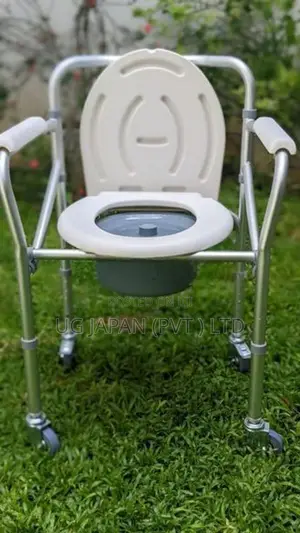 Commode Chair with Wheel - Foldable