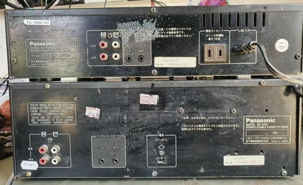 Stereo Amplifiers set
