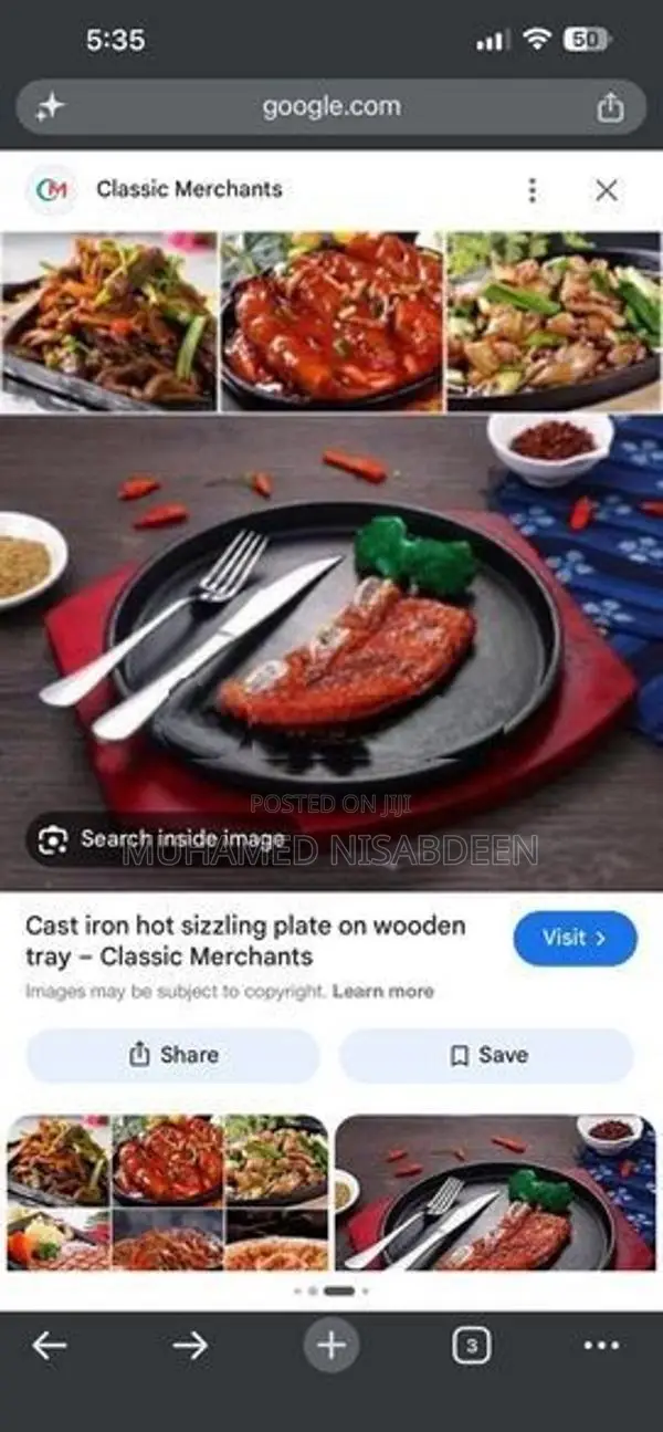 Sizzling Hot Plate