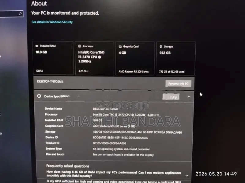 i5 3rd Gen Desktop Pc