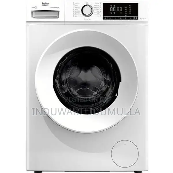 Beko front-loading washing machine with a 1200 RPM maximum spin speed.
