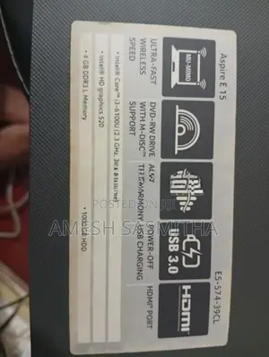 Acer 5th Gen Laptop (Used)