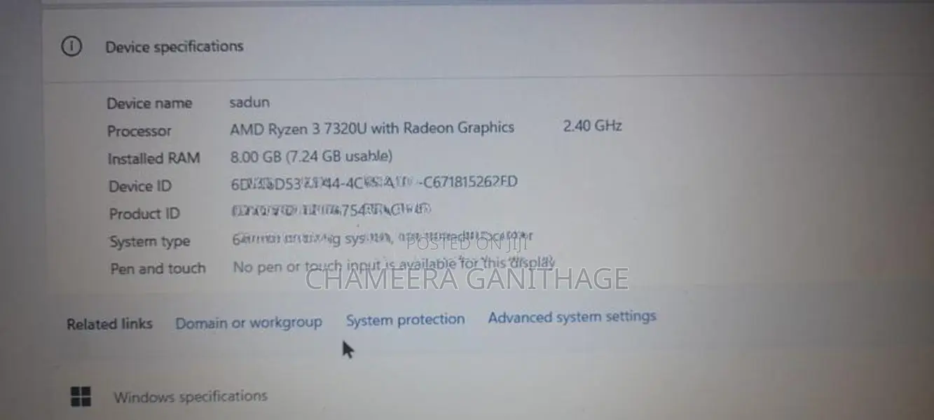 HP AMD Ryzen 3 Laptop