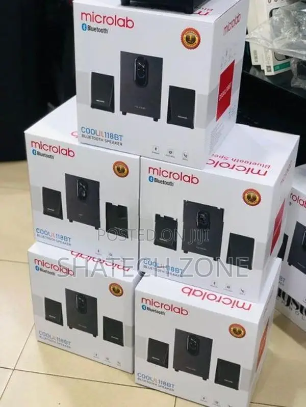 Microlab Speaker 118BT 2.1 Bluetooth - Brand New| Sounds