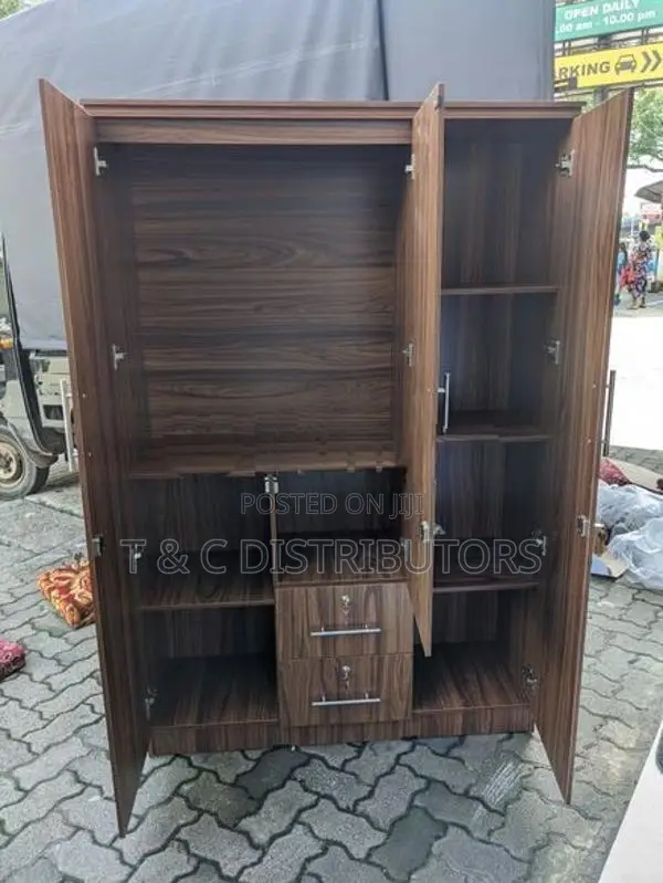 3 Door melamine wardrobes