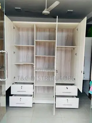 4 Door Melamine Wardrobes ft 7*5