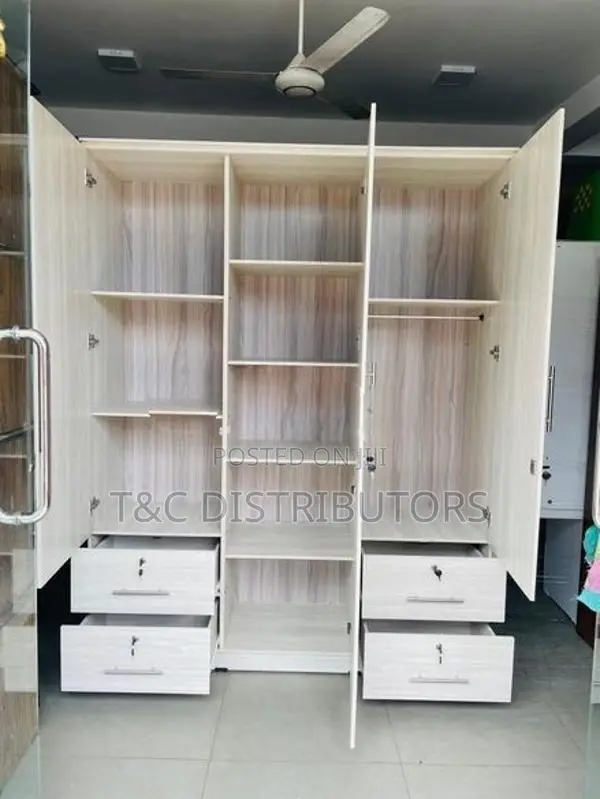 4 Door Melamine Wardrobes ft 7*5