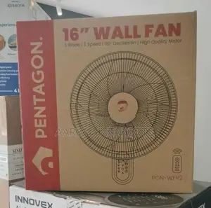 Pentagon wall Fan 16" ( Remote)