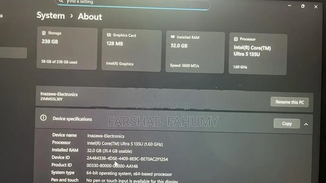 Lenovo ThinkPad T14 Gen 5 | Core Ultra 32GB RAM Laptop