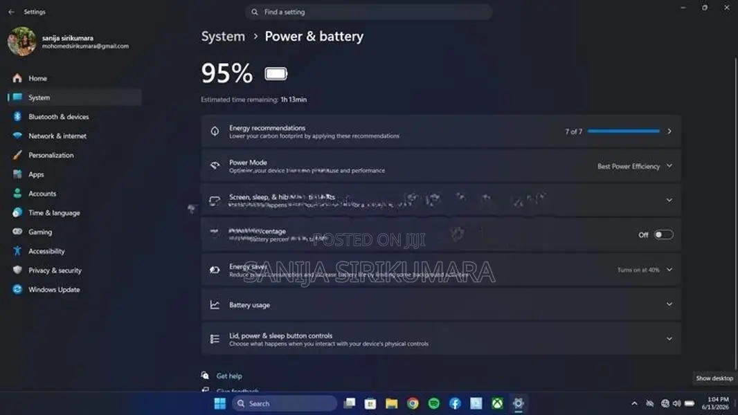 MSI Modern 15 A11M Laptop